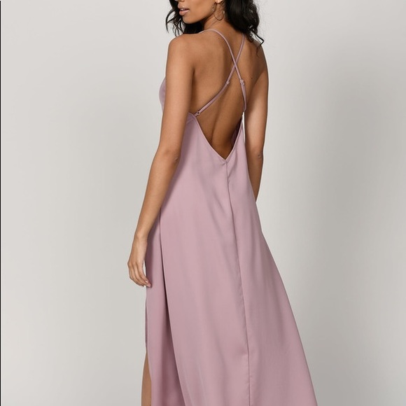 Pink Slit Maxi Dress - Tobi - Picture 2 of 6